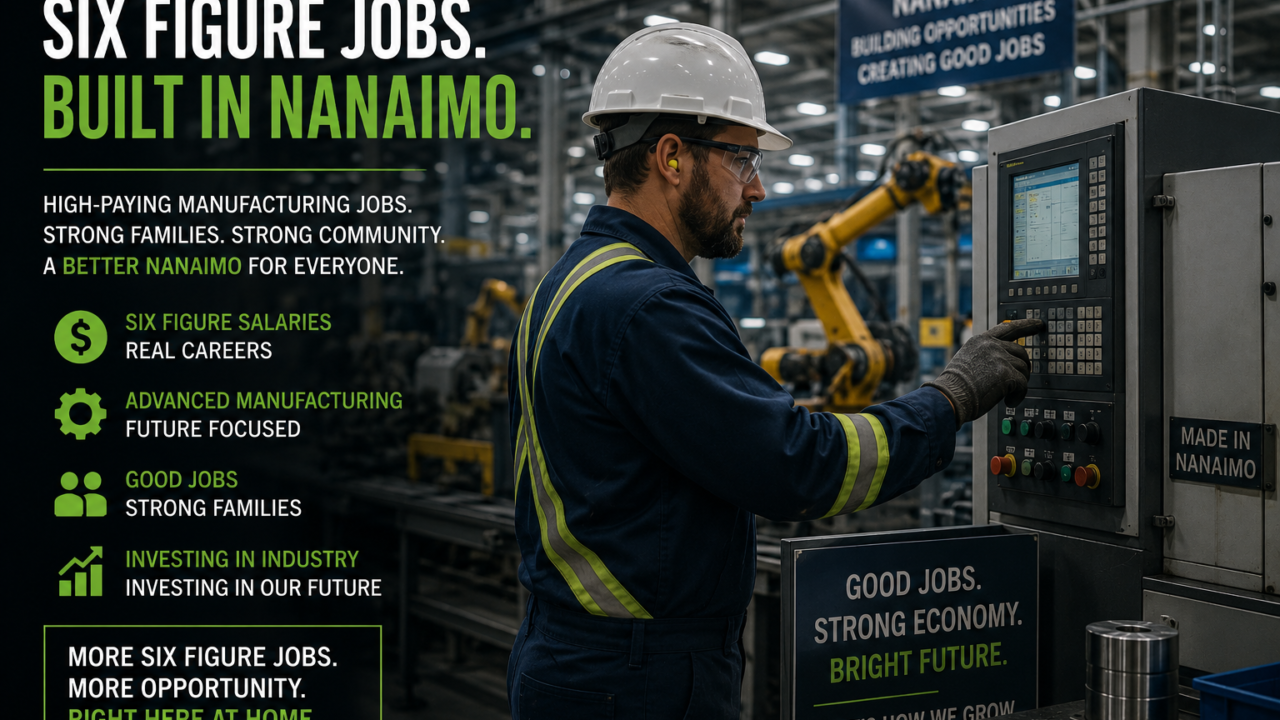 Nanaimo Needs Six-Figure Jobs